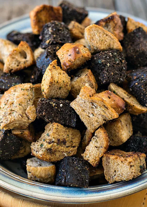 Rye Bread Beer Snacks and Croutons