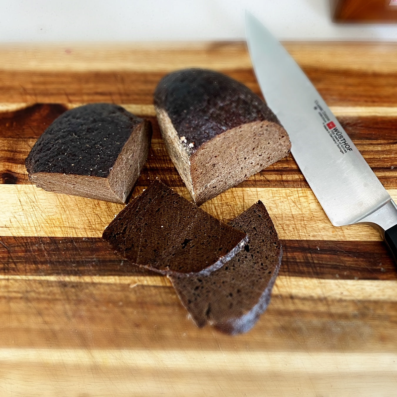 Rye bread. Black bread. Pumpernickel bread. Rupjmaize